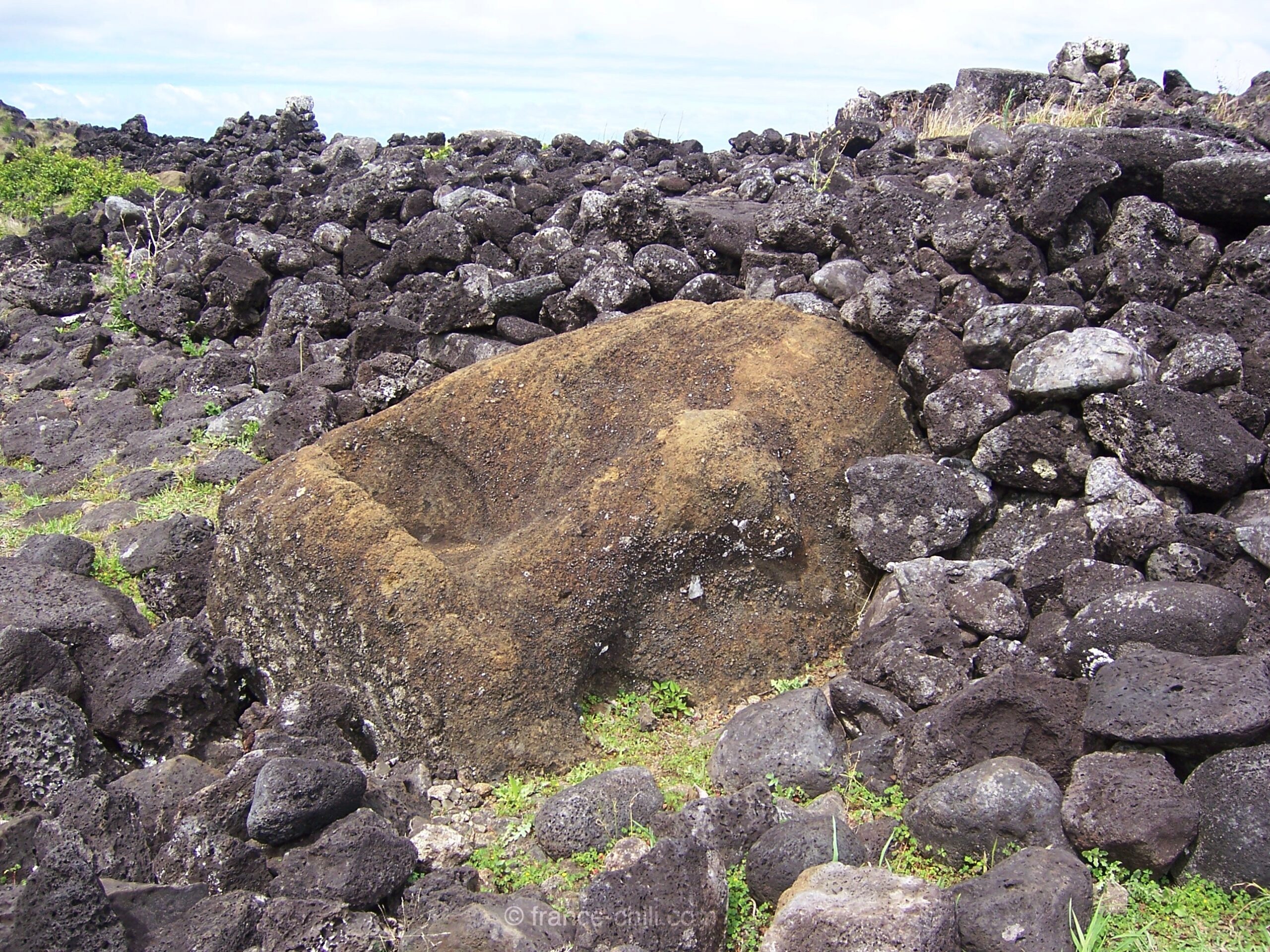 Catástrofe en Rapa Nui.