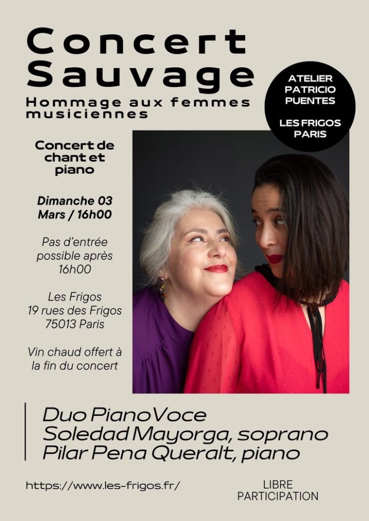 Concert de piano De Pilar Peña con la soprano Soledad Mayorga.